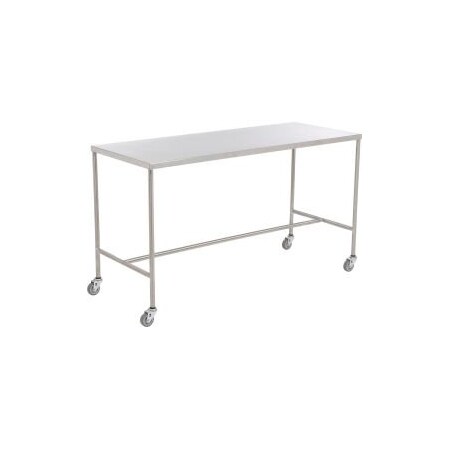 Aero AERO Stainless Steel Instrument Table with H-Brace, 20"L x 16"W x 34"H HX-1620